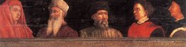 Portraits of Giotto, Uccello, Donatello, Manetti and Bruno