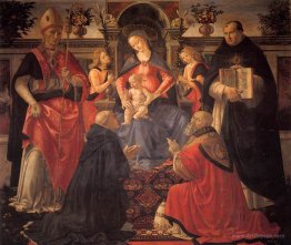 Madonna and Child enthroned with St. Dionysius, Aeropagita, Dome