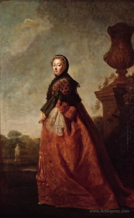 Portrait of Augusta of Saxe Gotha, Princess of Wales