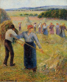 Haymaking at Eragny