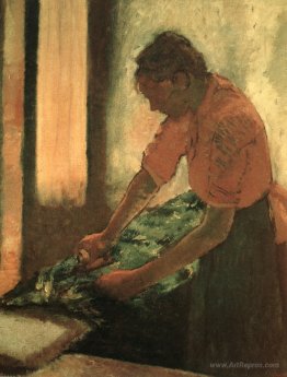 Woman Ironing