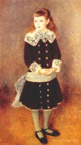 Marthe Berard (Girl Wearing a Blue Sash)