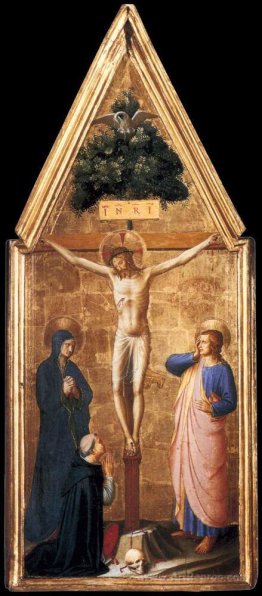 Crucified Christ with the Virgin, St. John the Evangelist and Ca