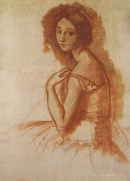 Portrait of a ballerina L.A. Ivanova 