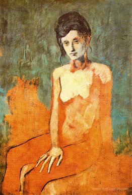 Seated female nude