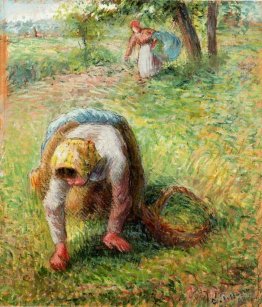 Peasants Gathering Grass