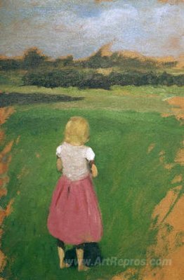 Girl on the meadow