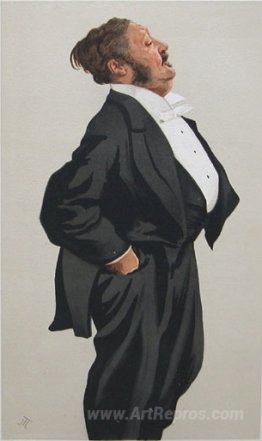 Caricature of Mr Lionel Lawson