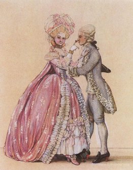 How Dressed in the Old Days (Lady and Cavalier)