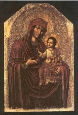 Icon of the Mother of God from the Maniava Hermitage iconostasis