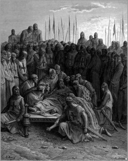 Death of Baldwin I the Latin King of Jerusalem