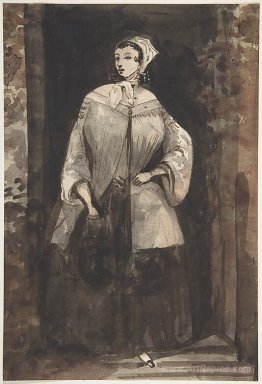 Woman Standing in a Doorway