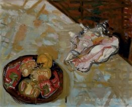 Plate with Fruits and Shellfish