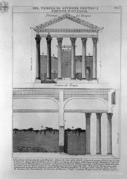 The Roman antiquities, t. 4, Plate XLV. Temple of Juno in the Po