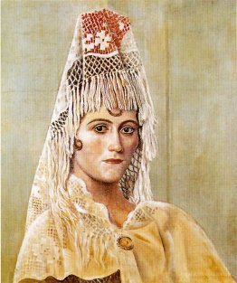 Olga in a Mantilla