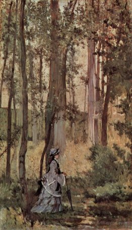 Lady in the forest