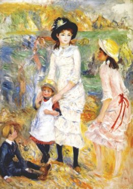 Children on the seashore