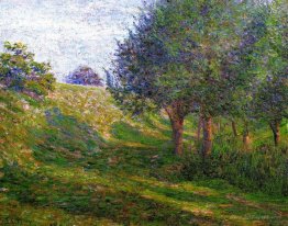 Late Afternoon - Giverny (also known as Railway Embankment - Giv