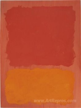 Untitled (Red and Orange on Salmon)