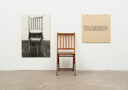 One and Three Chairs