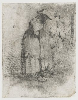 Beggar man and woman