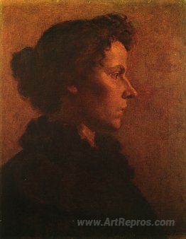 Profile of a woman