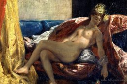 Reclining Odalisque or, Woman with a Parakeet