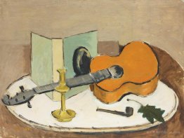 Still Life With Guitar and Pipe