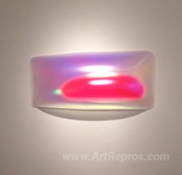 Rectangle Torque Glo-Pod (Iridescent Hot Red/Pink)