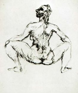 Seated female nude