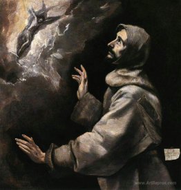 St. Francis receiving the stigmata