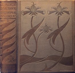 Front Cover and spine of Le Morte Darthur