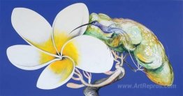 Frangipani and Humming Bird - Japanese: Summer