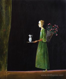 Girl With Flowers