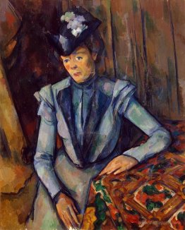 Woman in Blue. Madame Cezanne