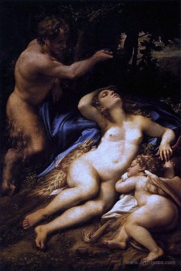 Venus, Satyr and Cupid