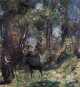 Forest Scene with Colt