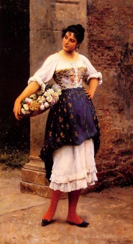 Venetian flower seller