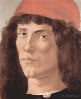 Portrait of a young man with red cap