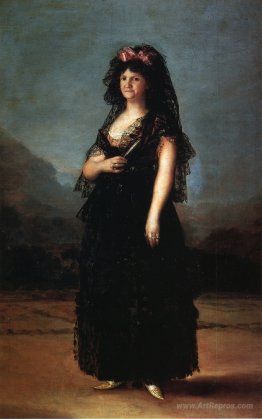 Queen María Luisa Wearing a Mantilla