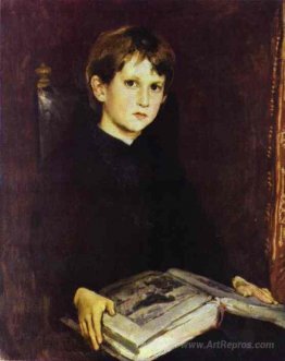 Portrait of Michael Vasnetsov, the Artist`s Son