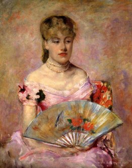 Lady with a Fan (Portrait of Anne Chlotte Gailld)