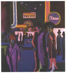 Street Scene at Night