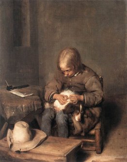 The Flea-Catcher (Boy with his Dog)