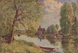 River Landscape by Moret sur Loing