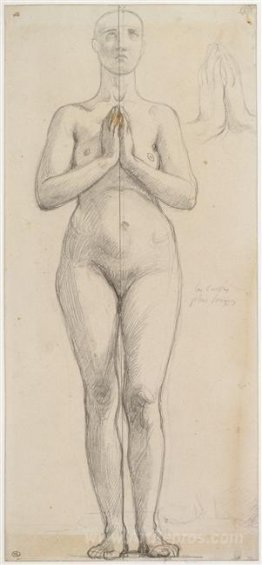 Study of the naked holy Isabella of France