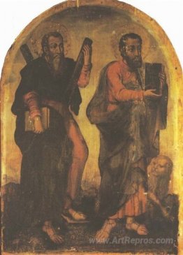 Icon of Apostles Andrew and Mark