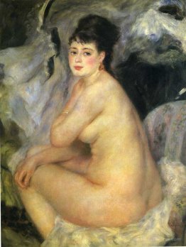 Nude Seated on a Sofa