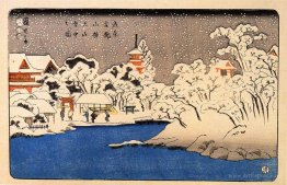 A Snowstorm at Kinryozan Temple