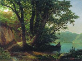 Landscape with lake